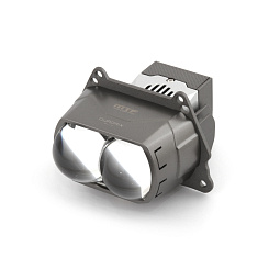 Светодиодные линзы MTF LIGHT QUADRIX SLIM (ближний + дальний) двойная линза 6000K (к-т 2шт)