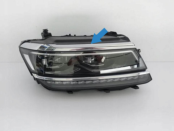 Накладки на фару VOLKSWAGEN TIGUAN 2 (2016-2021) дорестайлинг Full LED (левая) по выгодной цене