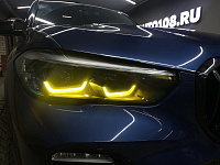 Плата подсветки ДХО BMW X5 G05 (2019-2023) Low Version Yellow Lemon (2 шт.) — фото 4