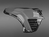 Стекло фары CADILLAC XT5 (2016-2019) (правое)