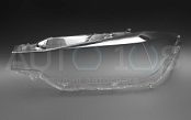 Стекло фары BMW 3r F30, F31, F80 (2011-2015) дорестайлинг (левое)