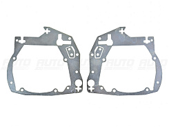 Переходная рамка Toyota Land Cruiser Prado 150 (2017-2020) 2-й рестайлинг LED - Hella 3 / 3R