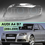 Стекло фары AUDI A4 B7 (2004-2009) (левое) купить с доставкой