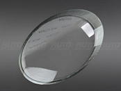 Стекло фары Porsche 911 (997) (2004-2012) серый кант (левое)