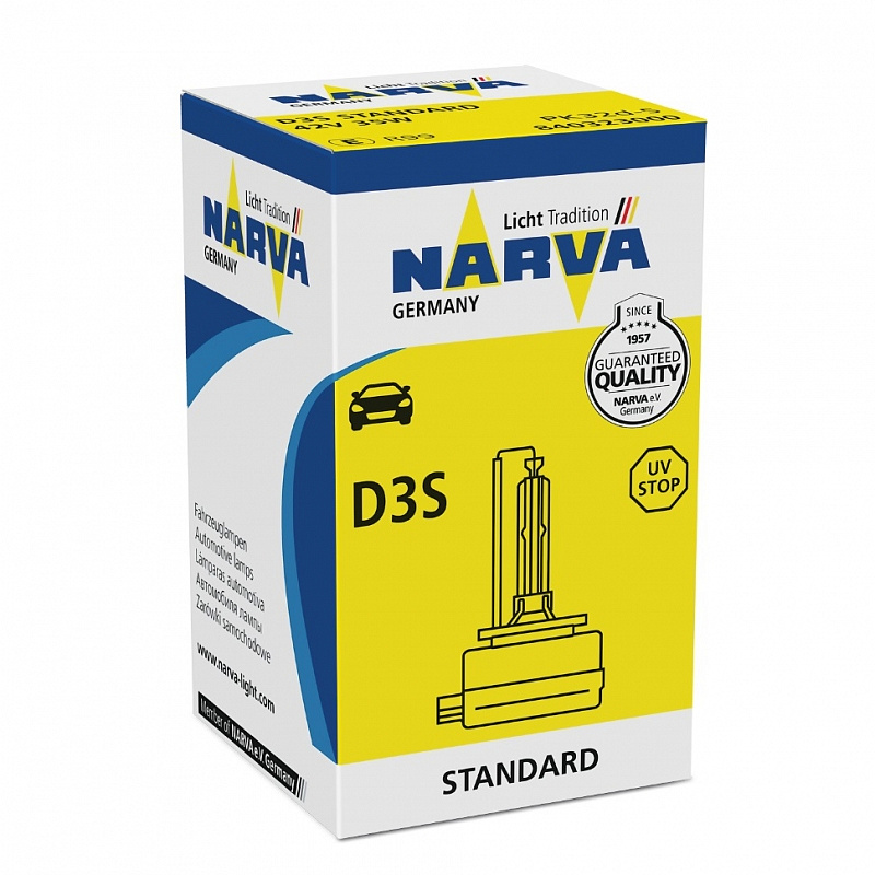 Ксеноновая лампа D3S Narva 4300K (84032)