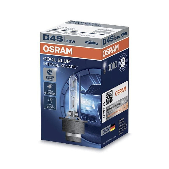 Ксеноновая лампа D4S Osram Xenarc Cool Blue Intense 5500K (66440CBI) по выгодной цене