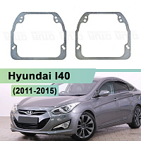 Переходная рамка Hyundai I40 (2011-2015) дорестайлинг ГАЛОГЕН - Hella 3 / 3R (к-т, 2шт) — фото 1