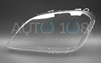 Стекло фары MERCEDES ML W164 (2008-2011) рестайлинг (левое) по выгодной цене