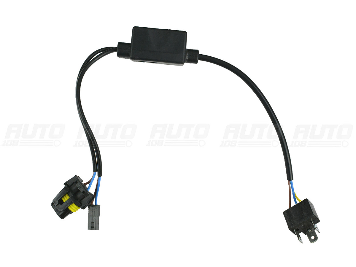 Провод питания H4 Hi/Low герметичный 12V (не полярный)