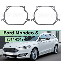 Переходная рамка Ford Mondeo 5 (2014-2019) LED - Модуль Hella 3 / 3R (комплект, 2шт)