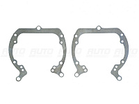 Переходная рамка BMW X5 F15 (2013-2018) секция с фальш линзой - Hella 3 / 3R (к-т 2шт) — фото 2