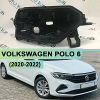 Корпус фары VOLKSWAGEN POLO 6 (2020-2022) LED рефлектор (правый) — фото 1