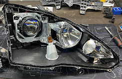 Переходная рамка Lexus IS (2005-2010) без AFS - Hella 3 / 3R (комплект, 2шт) 108