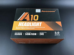 Светодиодные линзы Aozoom A10 24V Bi-Led 3.0" 5500K (крепление Hella 3)