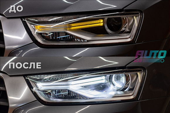 Световоды для фары AUDI Q3 8U (2015-2018) рестайлинг ксенон правой