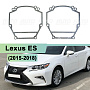 Переходная рамка Lexus ES (2015-2018) без AFS, автокорректор - Hella 3 / 3R (к-т 2шт) по выгодной цене