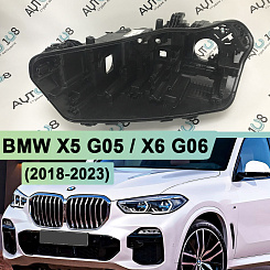 Корпус фары BMW X5 G05 / X6 G06 (2018-2023) дорестайлинг Laser (левый)