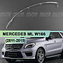 Световод для фары Mercedes ML W166 (2011-2015) левой