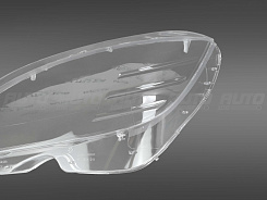 Стекло фары MERCEDES C-class W204 (2011-2015) рестайлинг LOGO (левое)