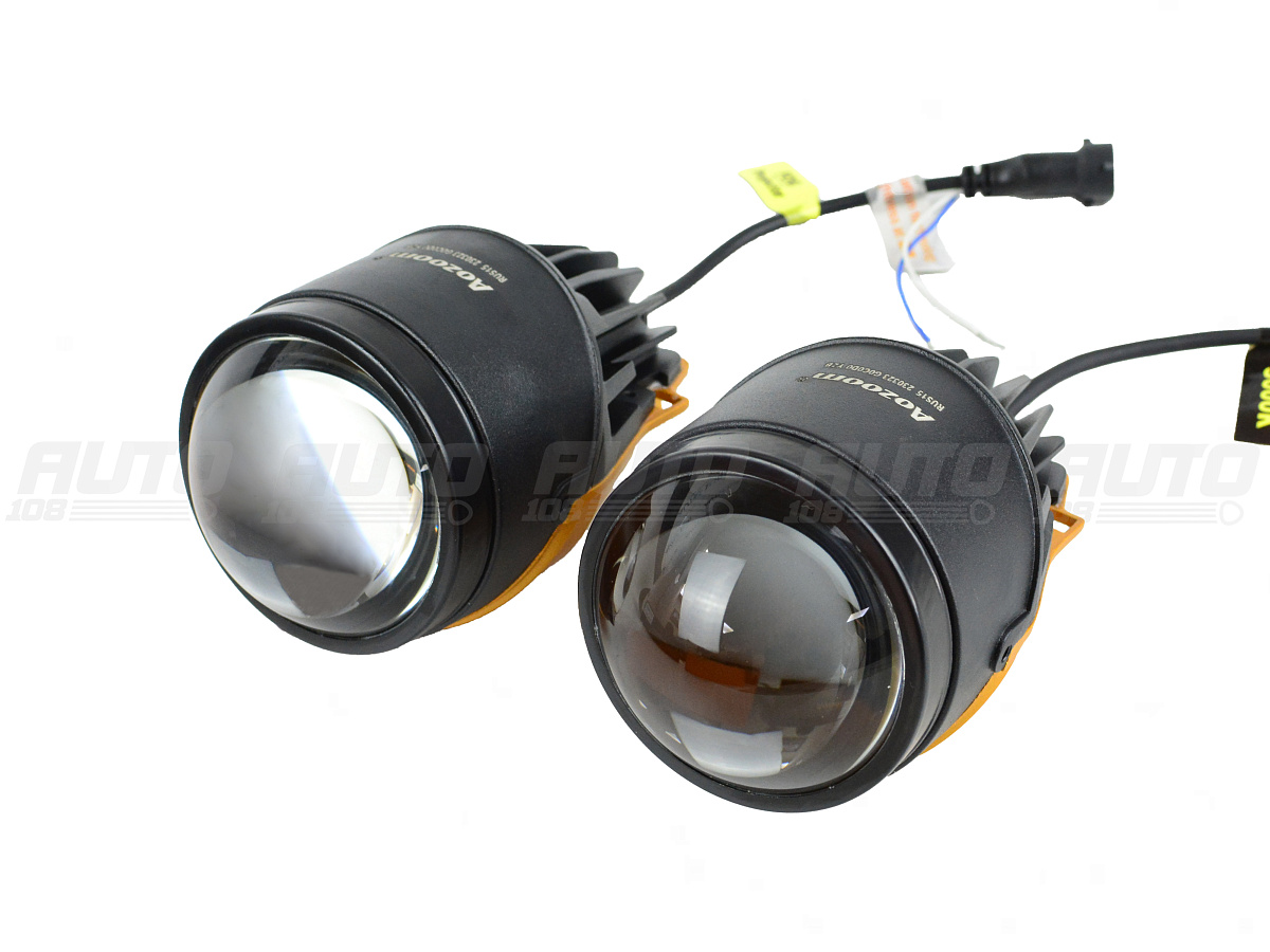 Светодиодные линзы в противотуманные фары AOZOOM ALPF-03 3.0" (к-т 2шт)