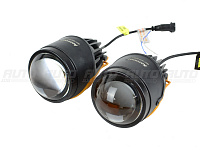Светодиодные линзы в противотуманные фары AOZOOM ALPF-03 3.0" (к-т 2шт) — фото 1