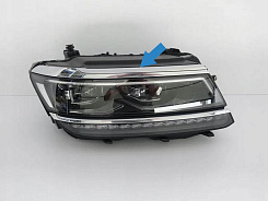 Накладки на фару VOLKSWAGEN TIGUAN 2 (2016-2021) дорестайлинг Full LED (правая)