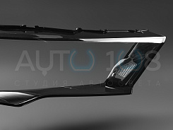 Стекло фары AUDI Q7 II 4M (2019-2024) рестайлинг (правое)