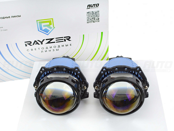 Светодиодные линзы Rayzer Flash 3.0 5500K Bi-Led (комплект 2 шт) по выгодной цене