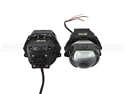 Светодиодные линзы Rayzer Cubix (прямоугольная линза) 3.0 5500K Bi-Led (комплект 2 шт)