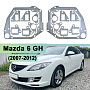 Переходная рамка Mazda 6 GH (2007-2012) без AFS - Hella 3 / 3R (комплект, 2шт) по выгодной цене
