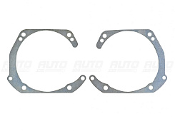 Переходная рамка Mercedes Truck o350/o403 (2000-2006) фары стекло 24V - Hella 3 / 3R (к-т 2шт)