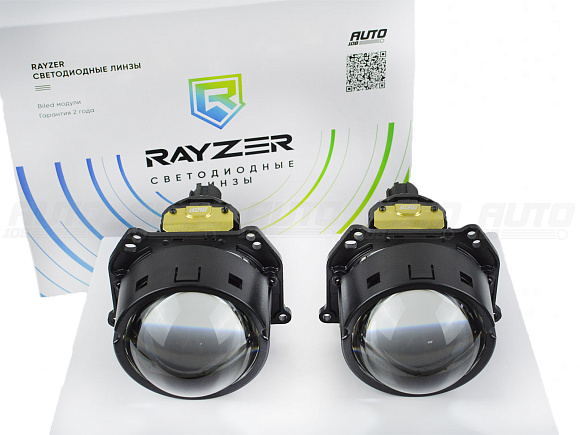 Светодиодные линзы Rayzer Flex 3.0 6000K Bi-Led (комплект 2 шт) по выгодной цене