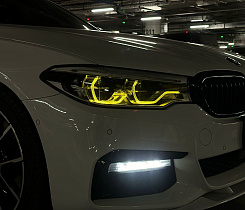 Плата подсветки ДХО BMW 5 G30 Full LED (2016-2020) Yellow Lemon (2 шт)