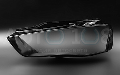 Стекло фары AUDI A4 B8 (2011-2015) рестайлинг (левое)