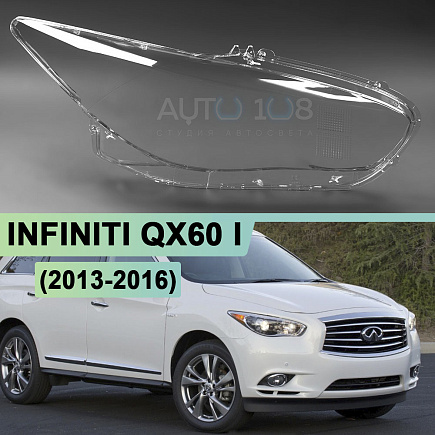 Стекло фары INFINITI QX60 I (2013-2016) дорестайлинг (правое) по выгодной цене
