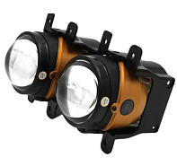 Бисветодиодные линзы в противотуманные фары AOZOOM ALPF-03 5000К (к-т 2шт)