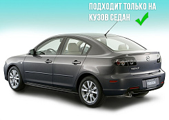 Стекло фары MAZDA 3 BK (2003-2009) седан (левое)