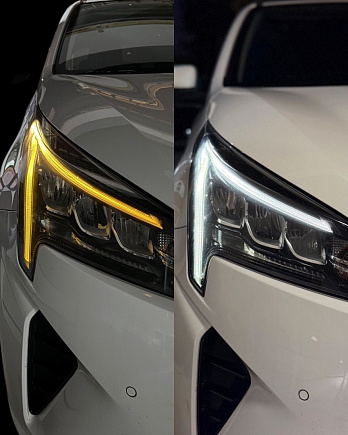 Световоды для фары KIA RIO 4 (2020-2025) рестайлинг (не для рефлектор галоген) (правой)