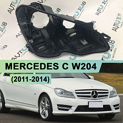 Корпус фары MERCEDES C klasse W204 (2011-2014) рестайлинг (правый)