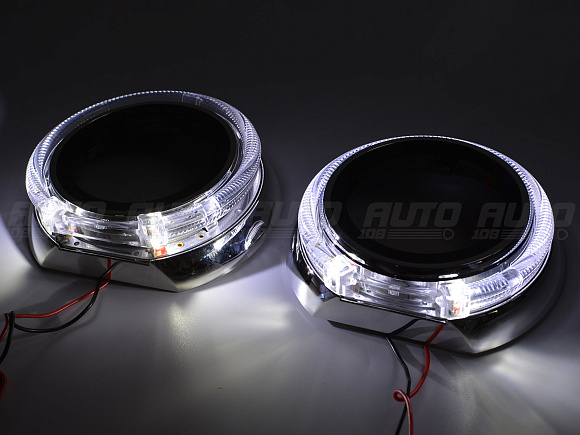 Маска для линз 3.0 дюйма - №102 с А/Г LED 2 шт. по выгодной цене