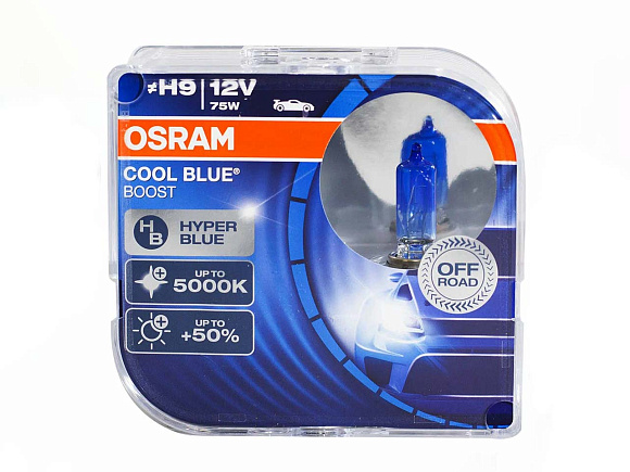 Галогенная лампа OSRAM H9 Cool Blue Boost 5000K (DuoBox, 2шт) 64213CBB-HCB по выгодной цене