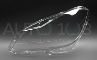 Стекло фары MERCEDES C-class W204 (2011-2015) рестайлинг LOGO (левое) — фото 2
