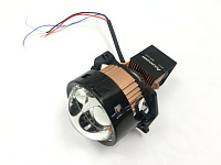 Светодиодные линзы AOZOOM A7 BI-LED 3.0" 5500K (крепление Hella 3) (к-т 2шт) — фото 1