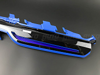 Верхняя маска (ресница) BMW 5 G30 (2020-2023) Laser LED Shadow Line (правая) — фото 2