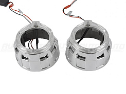 Маска для линз 2.5 дюйма - №135 с А/Г LED 2 шт.