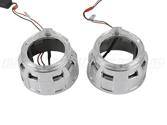 Маска для линз 2.5 дюйма - №135 с А/Г LED 2 шт. по выгодной цене