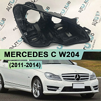 Корпус фары MERCEDES C klasse W204 (2011-2014) рестайлинг (правый) — фото 1
