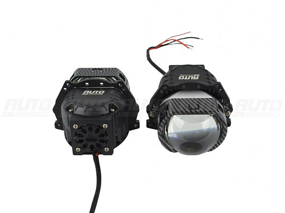 Светодиодные линзы Rayzer Cubix (прямоугольная линза) 3.0 5500K Bi-Led (комплект 2 шт) по выгодной цене