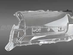 Стекло фары TOYOTA LAND CRUISER 200 (2015-2021) 2-й рестайлинг (левое)