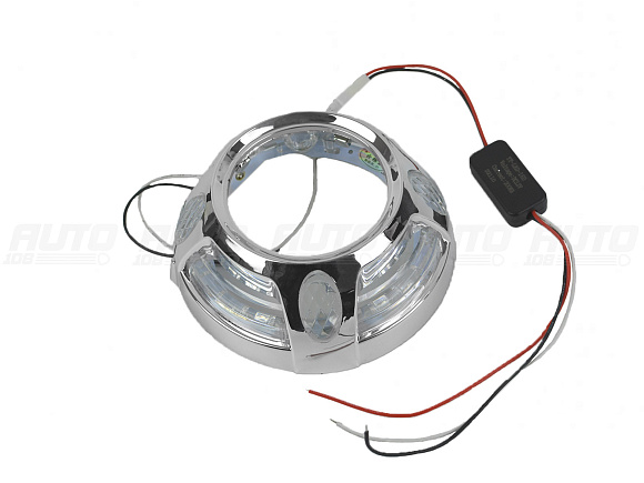 Маска для линз 3.0 дюйма Porsche GTS Style LED ДХО - №19.1 по выгодной цене